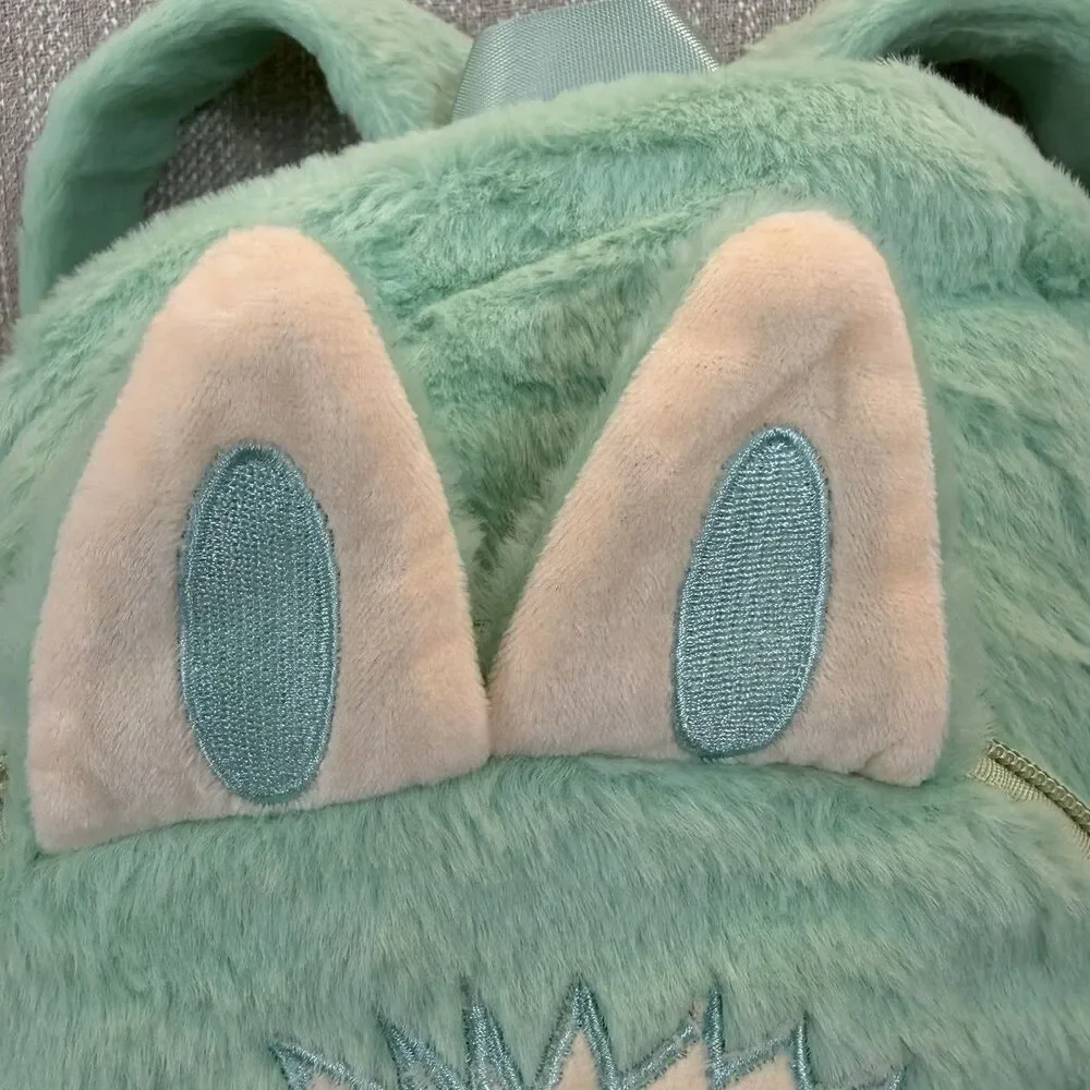 Plush Mint mini–Monster Cartoon Backpack Kawaii aesthetic cute novelty bag